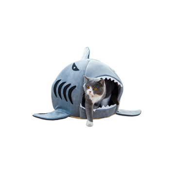 Dual-Purpose Shark Pet Bed